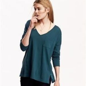 Old Navy "Boyfriend" 3/4 Sleeve Vneck Tshirt